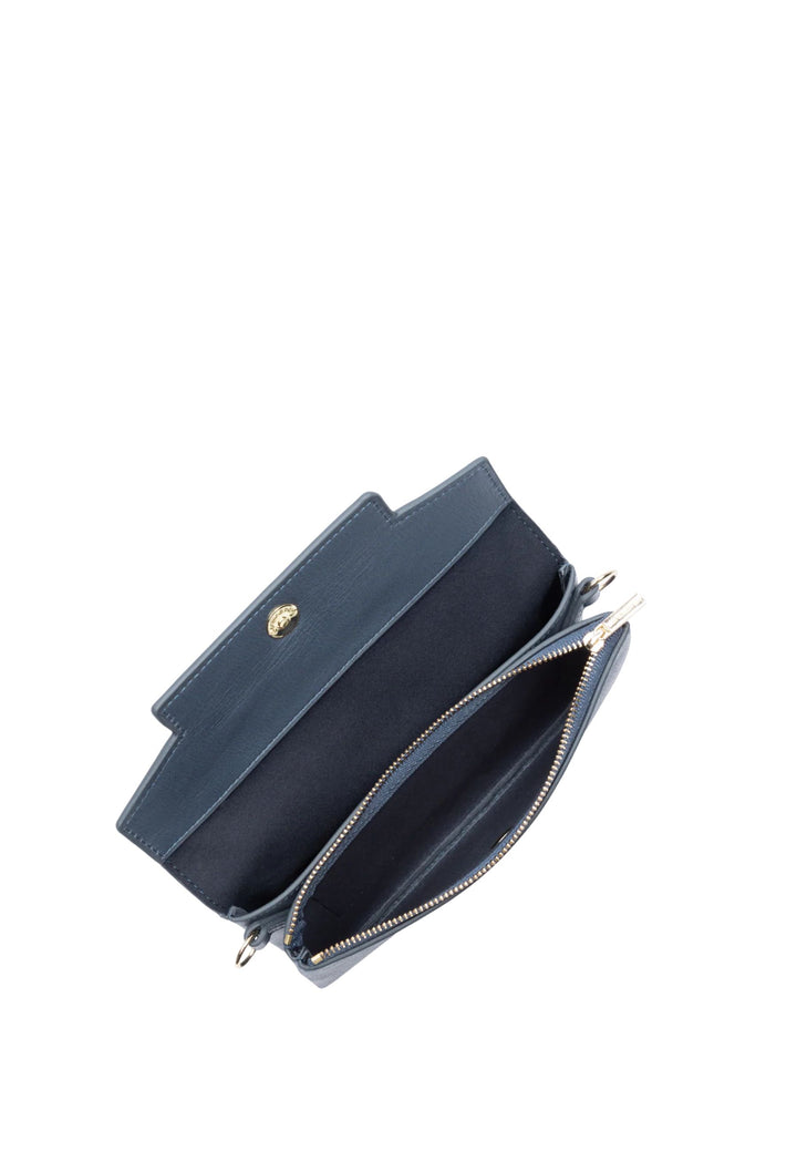 Lancaster Pochette A rabat avec pression S Mademoiselle Grace Bleu Mer