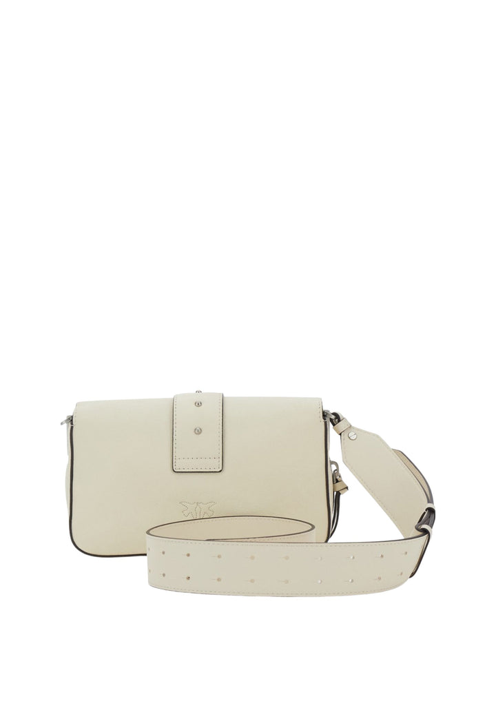 Pinko Sac Rabat Love One Slouchy Zip Mini Vite Blanc