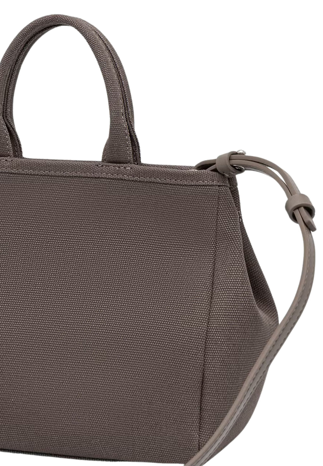 Karl Lagerfeld Convertible Mini-väska i bomull Taupe