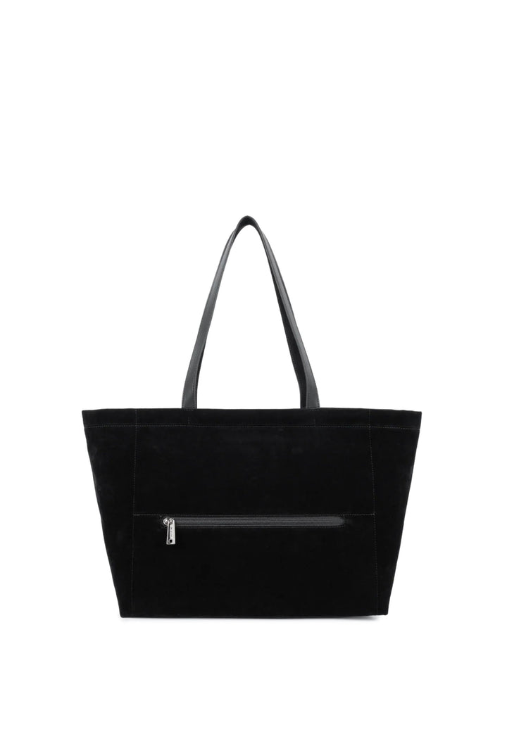 Lancaster Borsa Shopper spalla Con zip L Suédine KBA Nero