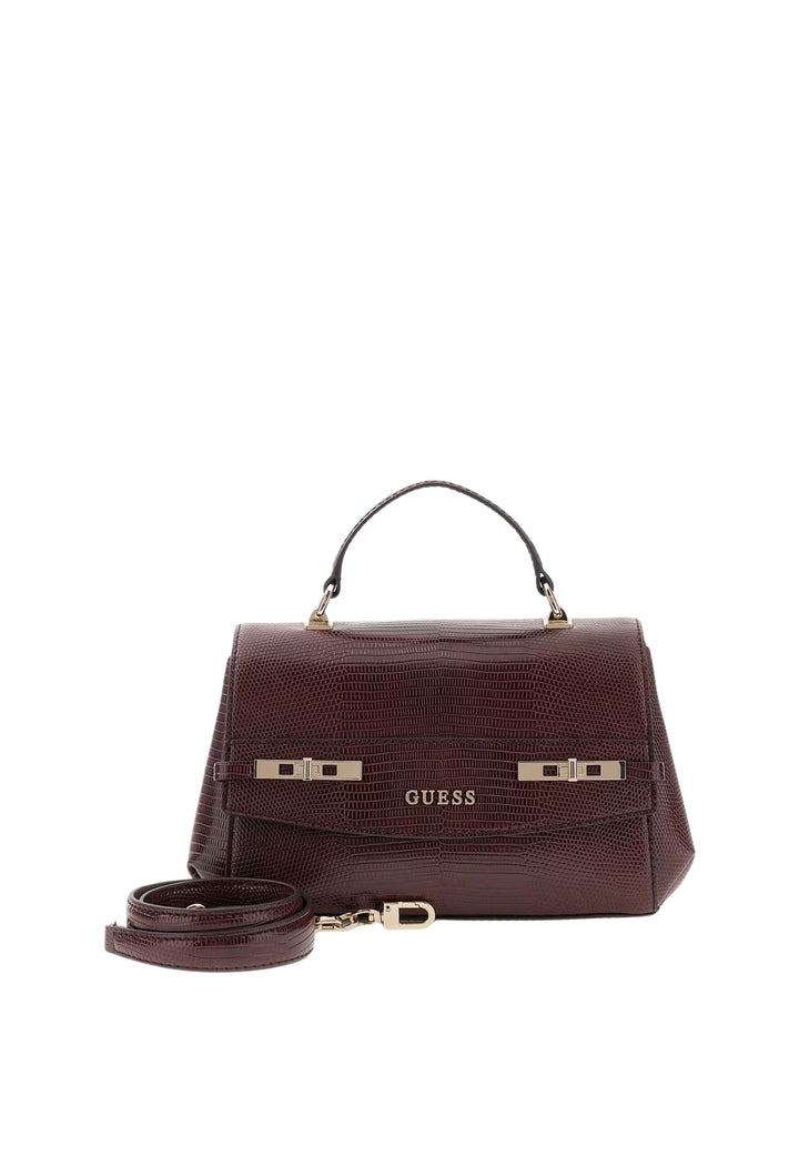 Guess Borsa a tracolla Melinda Triple Comp Burgundy