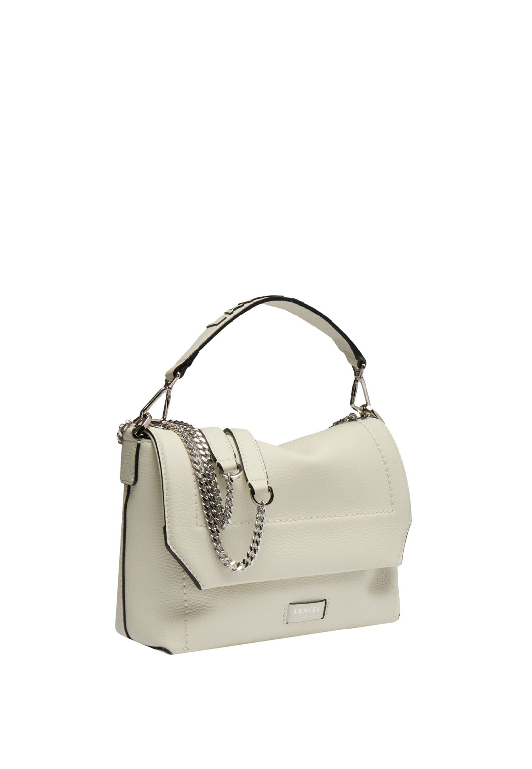 Lancel Ninon Soft M flap taske Neige til kvinder