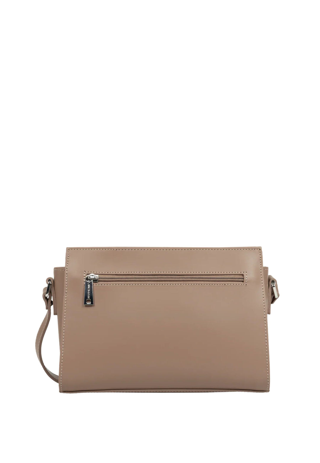 Lancaster Borsa a tracolla Zippée S Smooth Praline