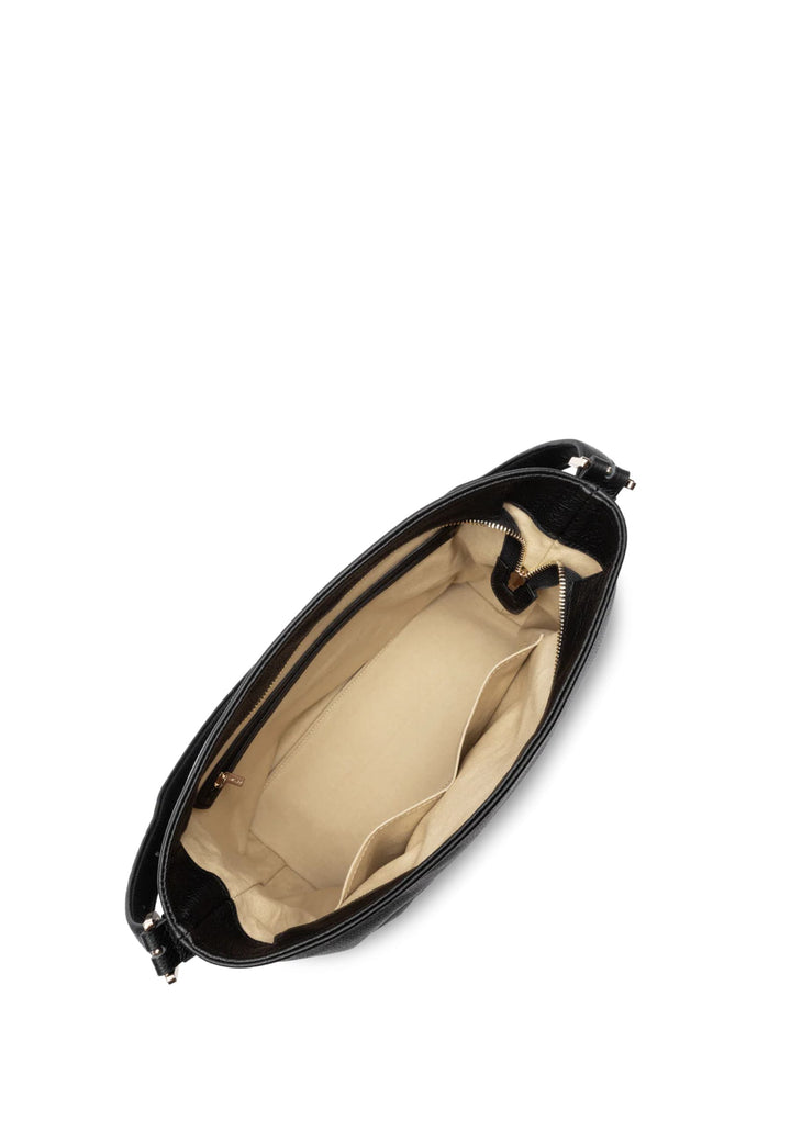 Lancaster Borsa a secchiello con zip Dune Nero