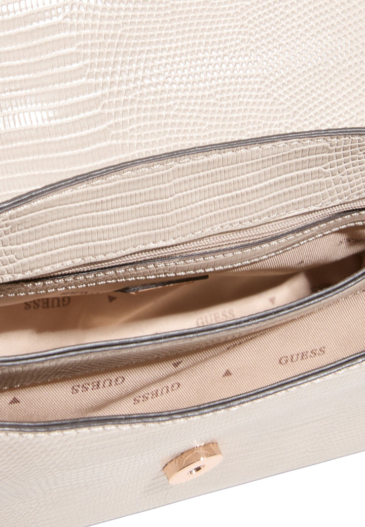 Guess Borsa a tracolla Melinda Triple Comp Light Taupe