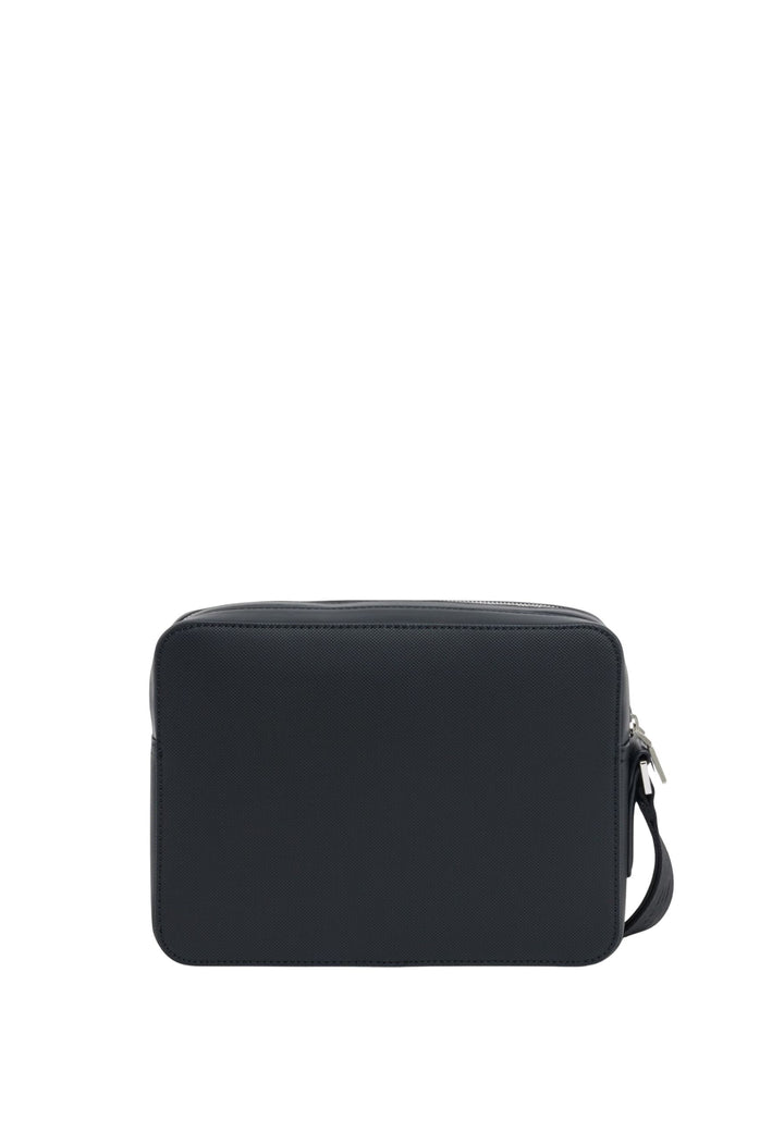 Lacoste Heren Clutch Langon in Petit Piqué Zwart