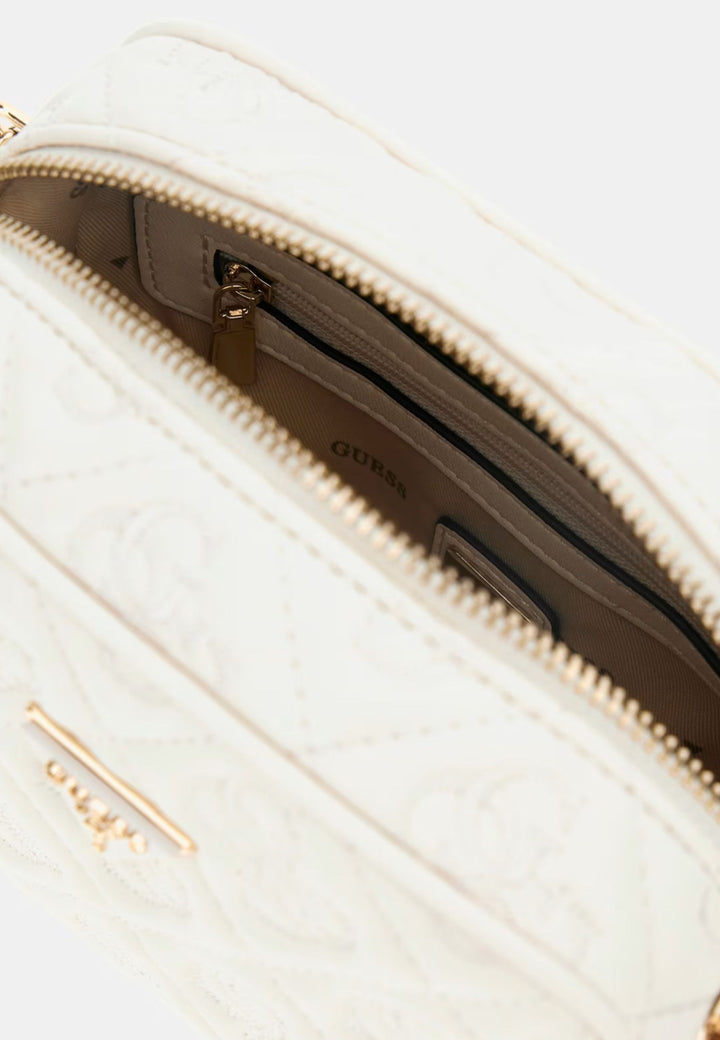Guess Skuldertaske Adelasia Multi Comp Off White QL965814