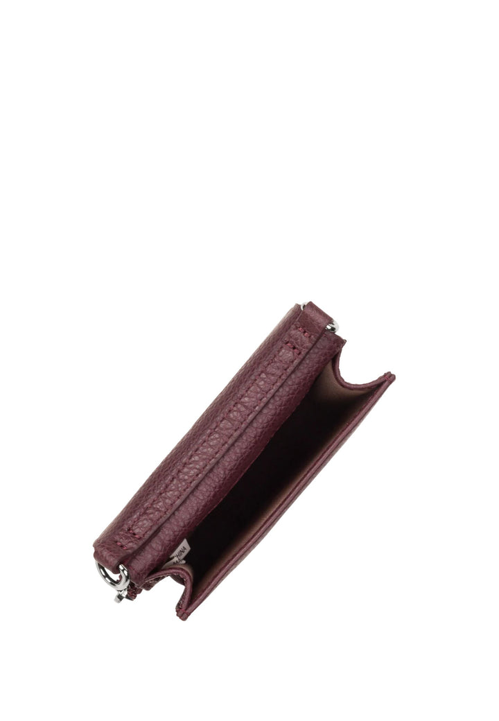 Lancaster Smartphone pouch with Flap and Snap Button Foulonné PM Bordeaux