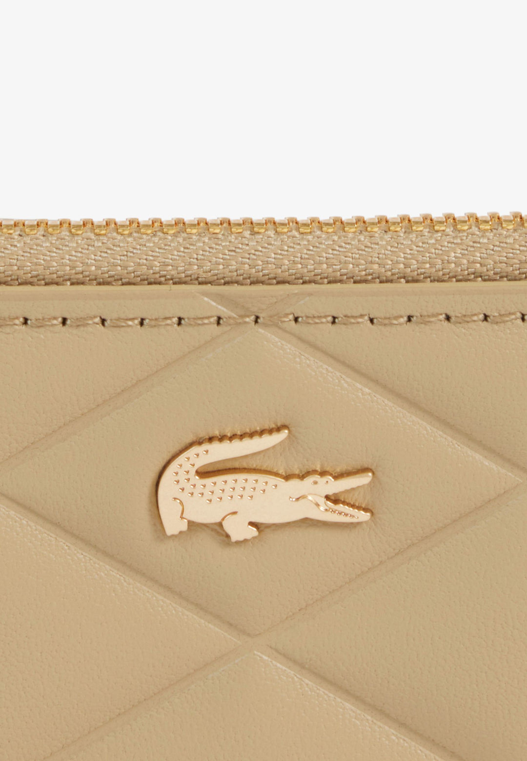 Porta-moedas Lacoste Crocodelle em Pele Viennois