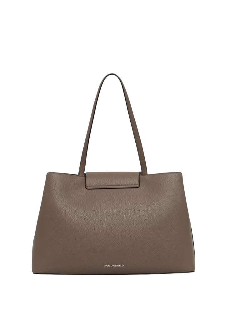 Karl Lagerfeld K/RSG Metallisk Tote Taupe