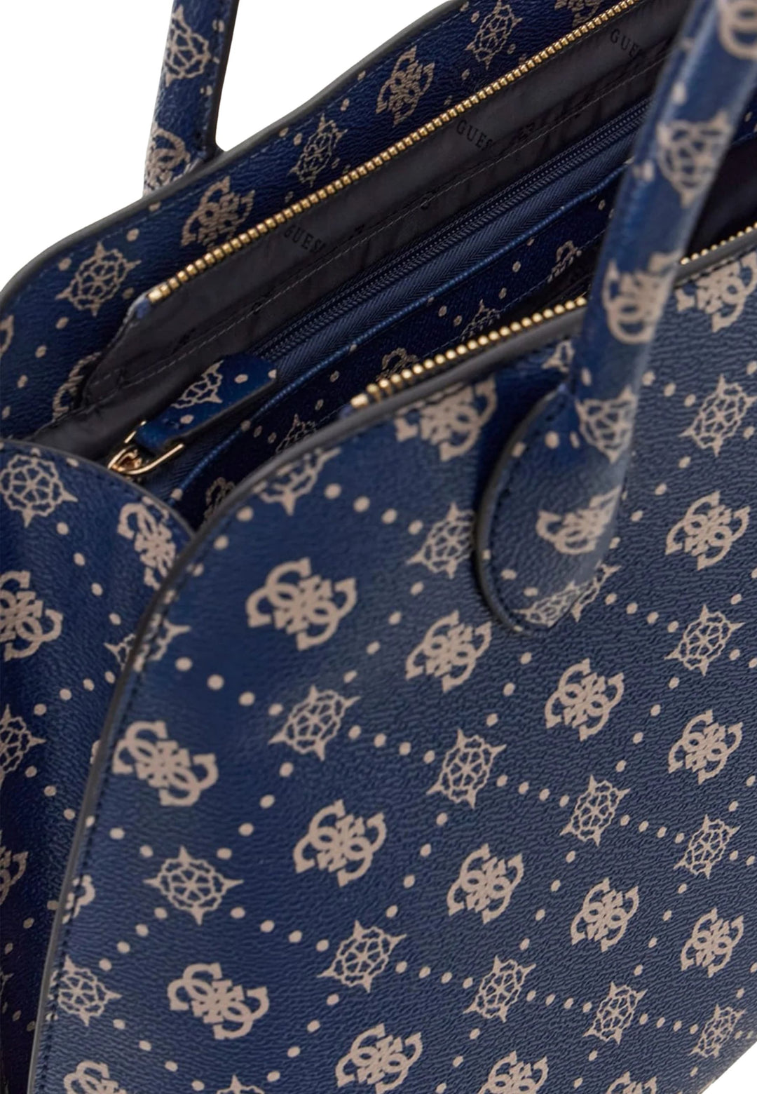 Guess Sac Voyage Patsie Tote Navy Logo