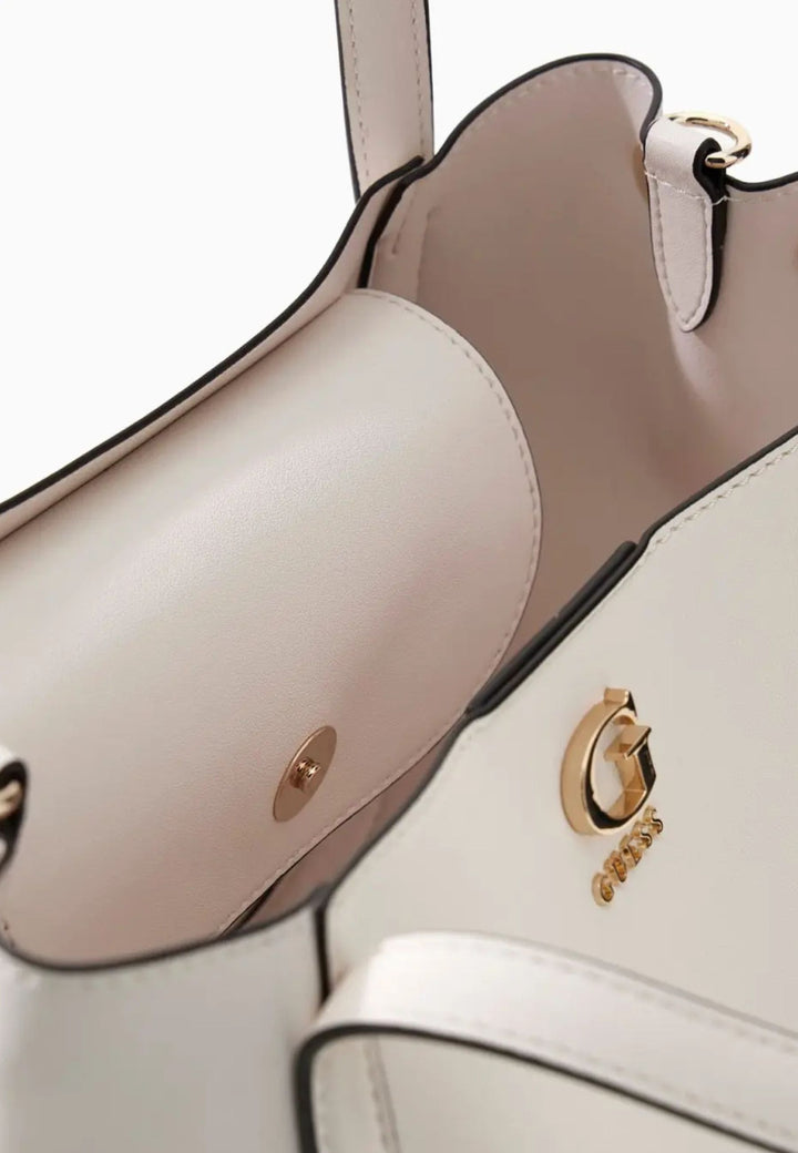 Guess Håndtaske Coleen Petit Off White