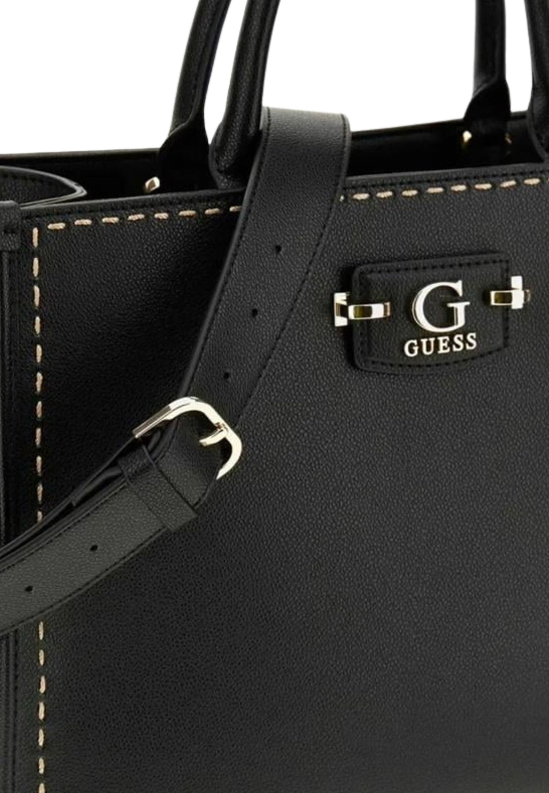 Borsa a tracolla Guess Anadela 3 Comp Satch Nero