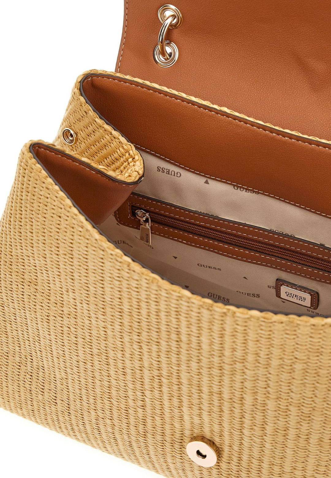 Guess Håndtaske Maggie Grand Naturlig/Karamel