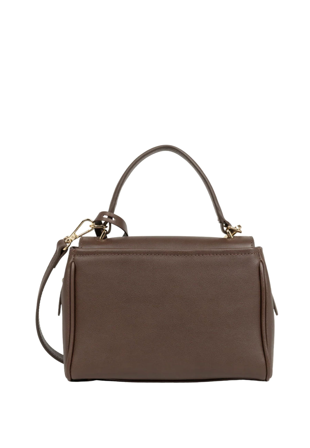 Lancaster Sac Rabat Mademoiselle Grace Cuir Marron