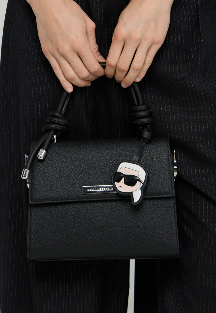 Karl Lagerfeld Ikon Satchel skuldertaske sort