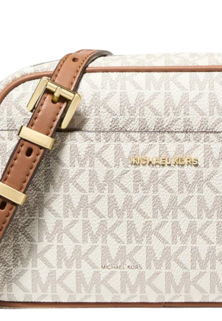 Michael Kors Lille Skuldertaske Jet Set 32F5GJ6C5B Beige
