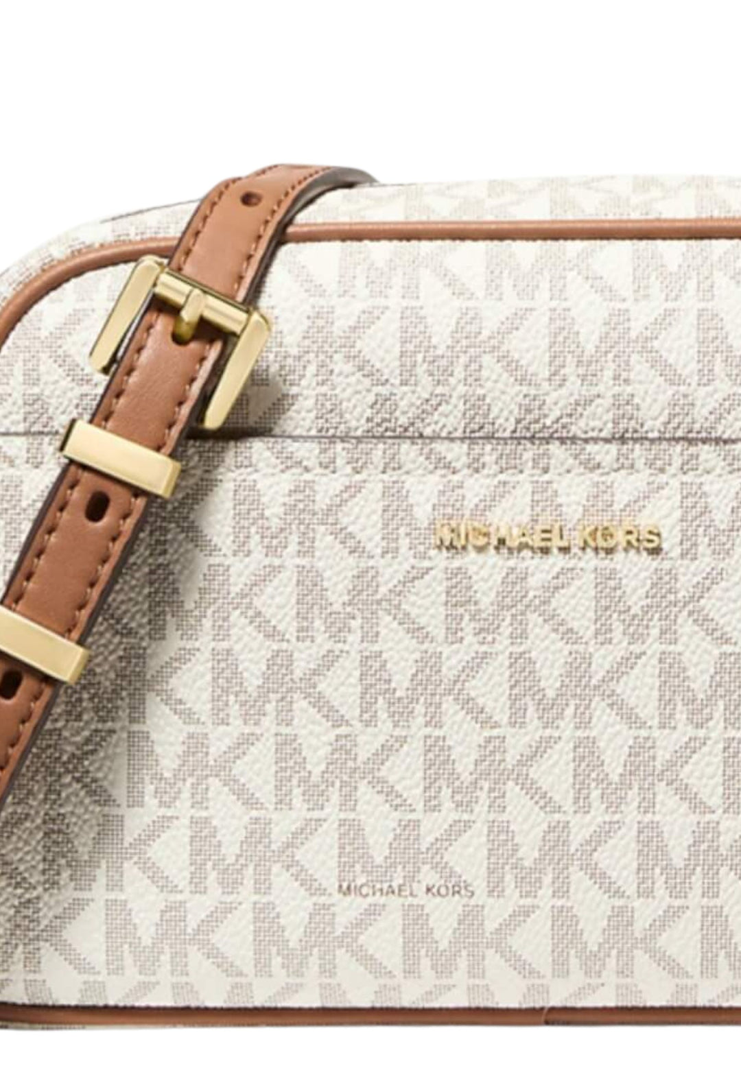 Michael Kors Lille Skuldertaske Jet Set 32F5GJ6C5B Beige
