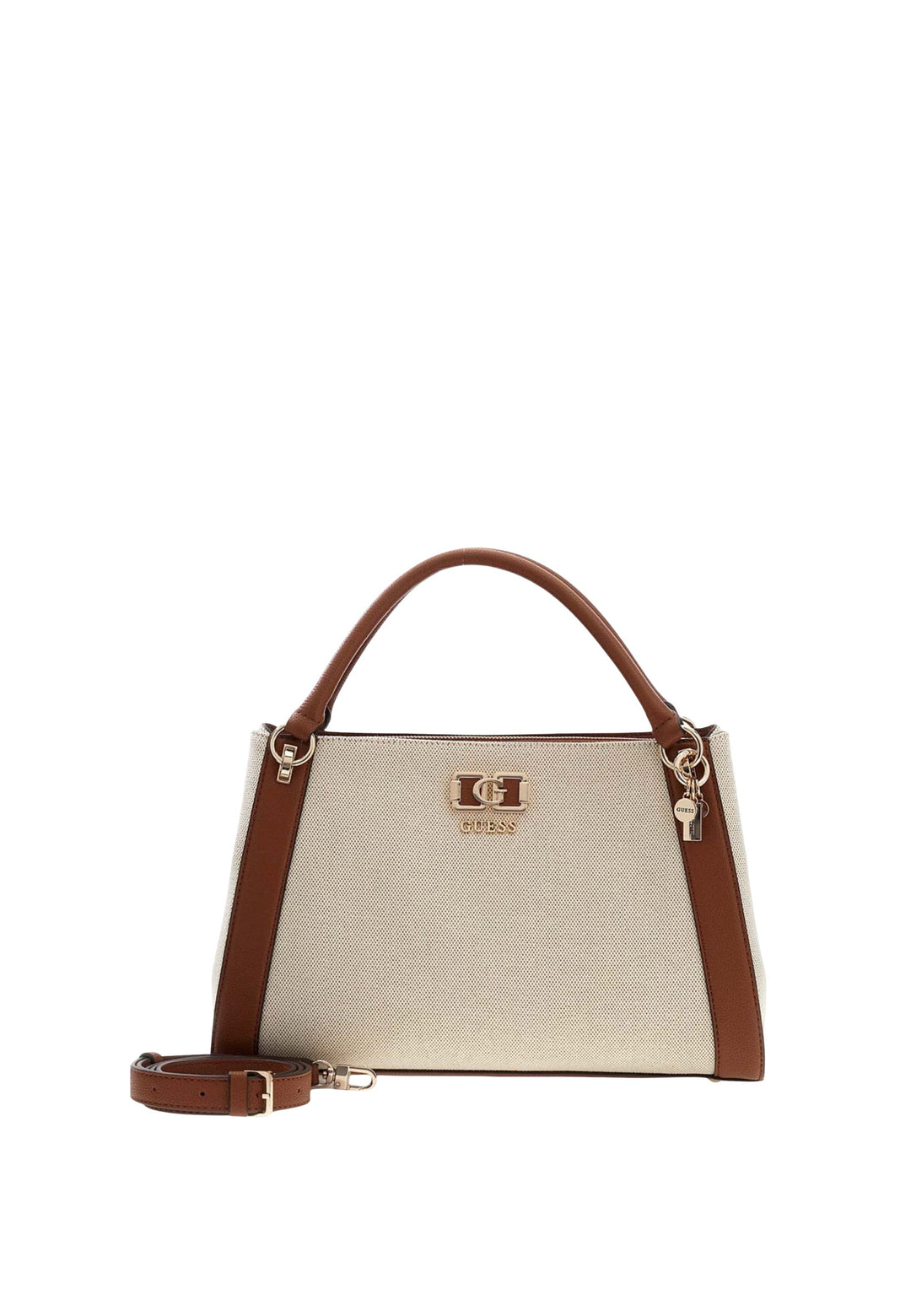 Guess Torba na ramię Karnilla Girlfriend Natural/Cognac