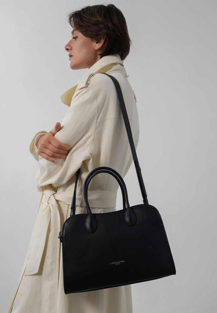 Lancaster Handväska med dragkedja M Donna Hopper 531-121 Svart