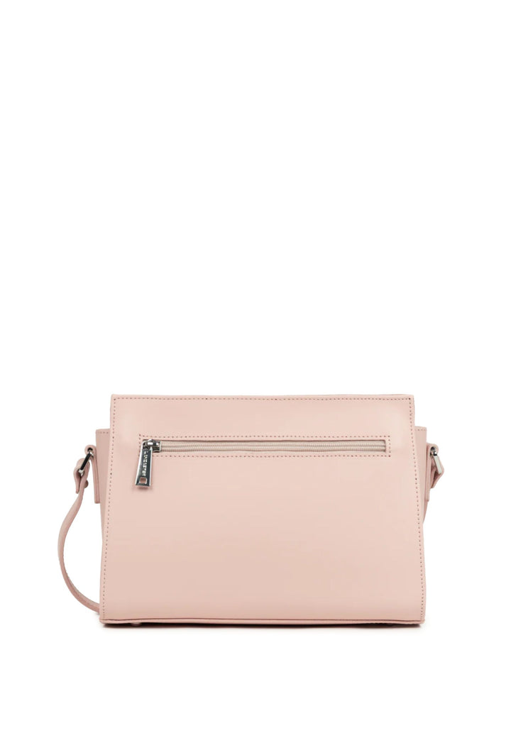 Lancaster Borsa a tracolla Zippée S Smooth Poudre