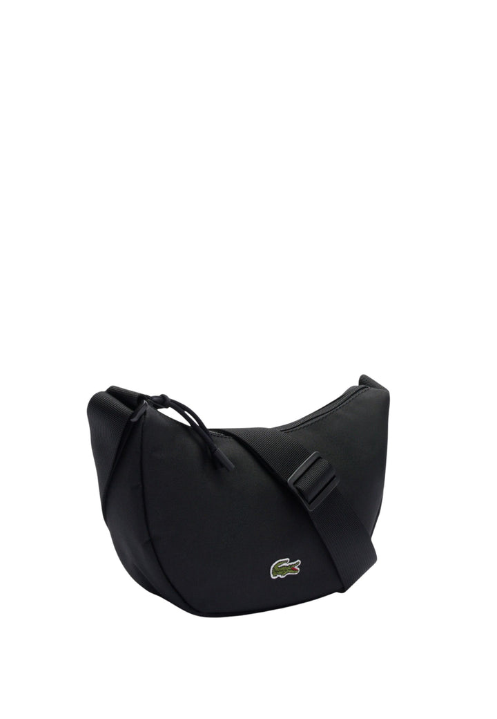 Lacoste Borsa a mezzaluna Neocroc Nero
