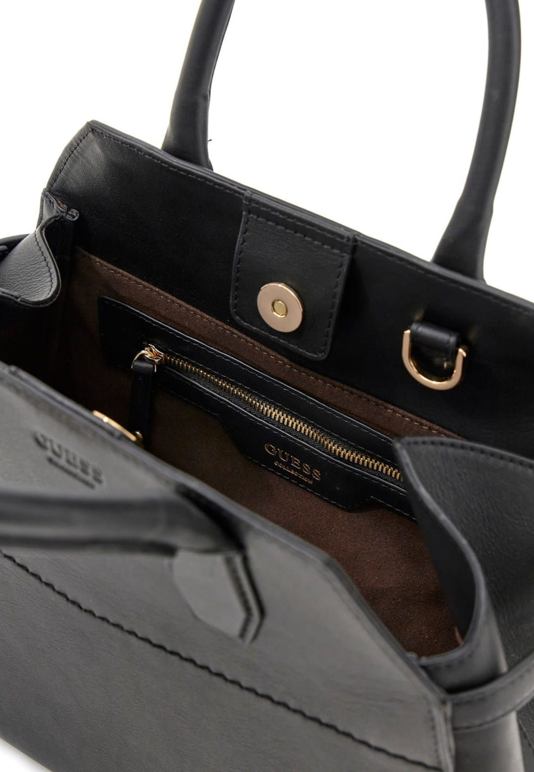 Guess Yulia Small Satchel skuldertaske sort