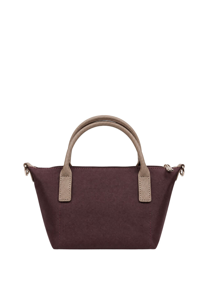 Lancaster Handväskor Smart KBA Läder Bordeaux - Taupe