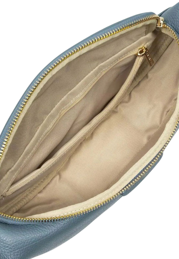 Lancaster Bolsa de cintura com zíper Dune 529-85 Azul Gelo