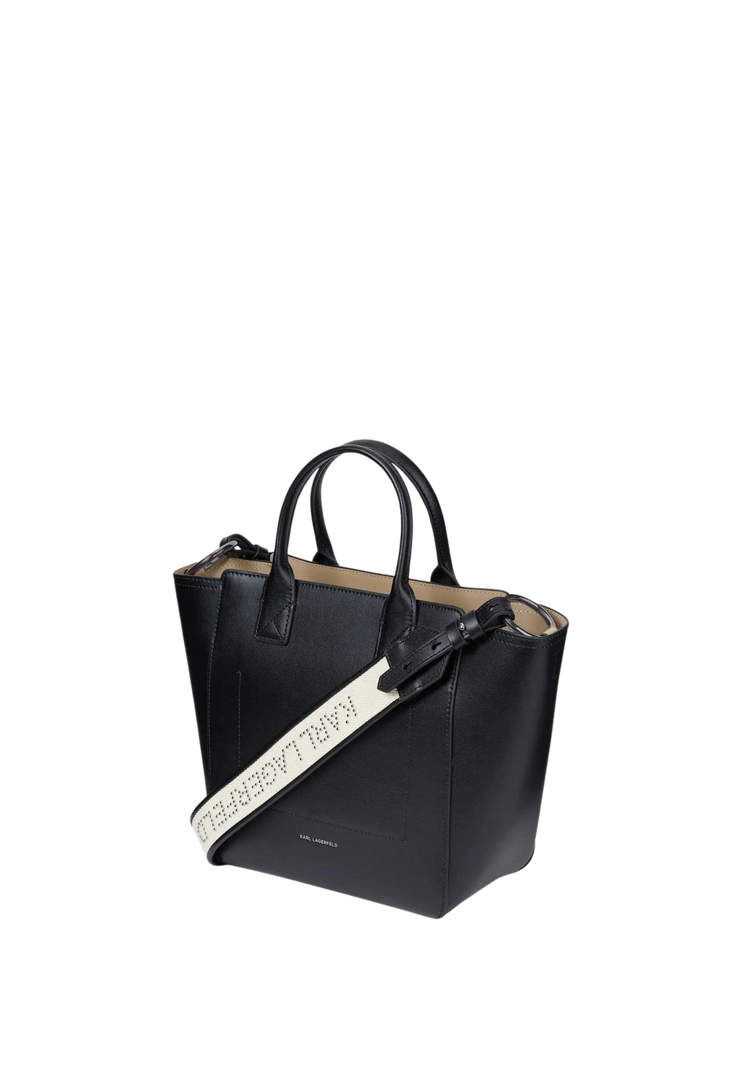 Karl Lagerfeld K/Daily shoppingväska i svart läder