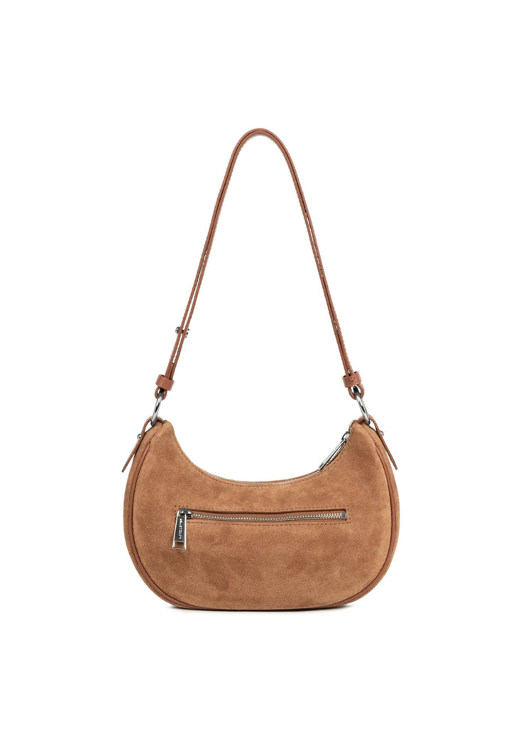 Lancaster Crossbody Bag Zippered S Suede Camel
