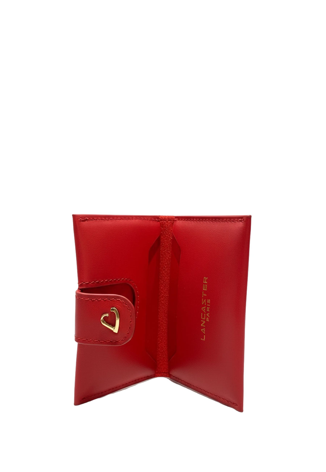 Lancaster Porte-cartes Avec Pression Paris Philos Rouge