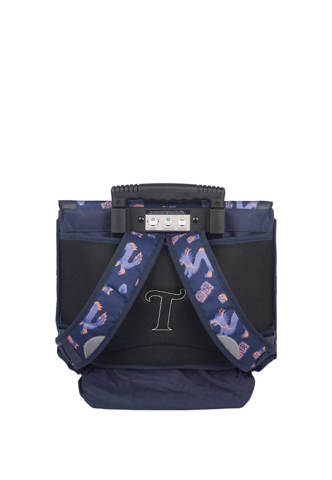 Tann's Adam trolley school bag blue 38cm