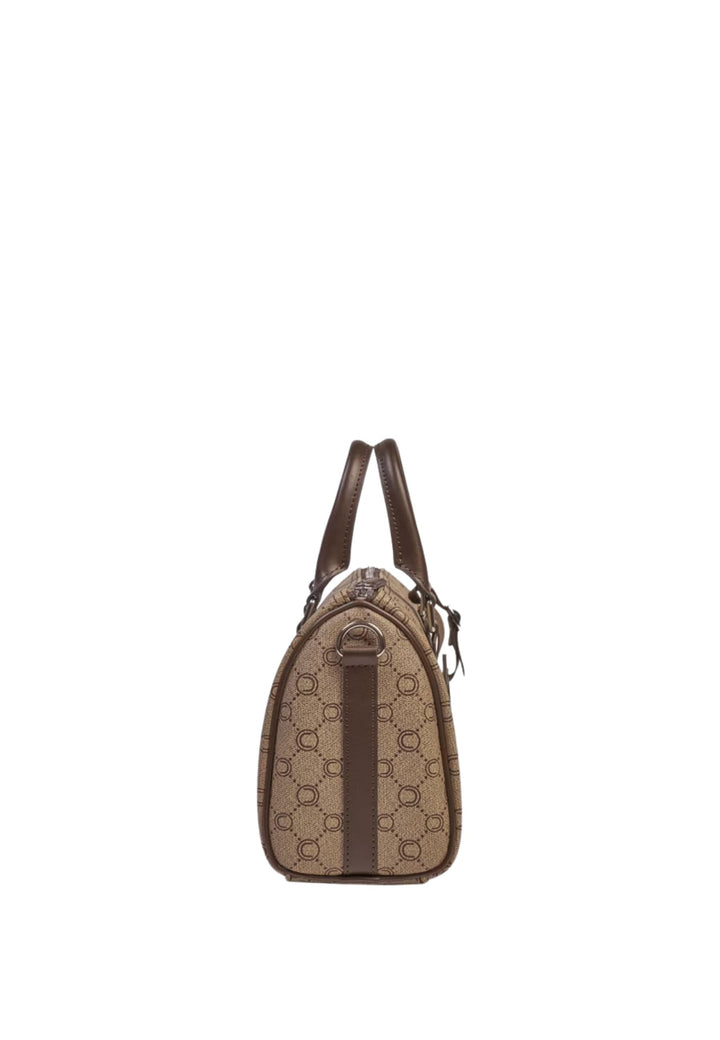 Chabrand Sacoche Icone Toile enduite Beige Marron