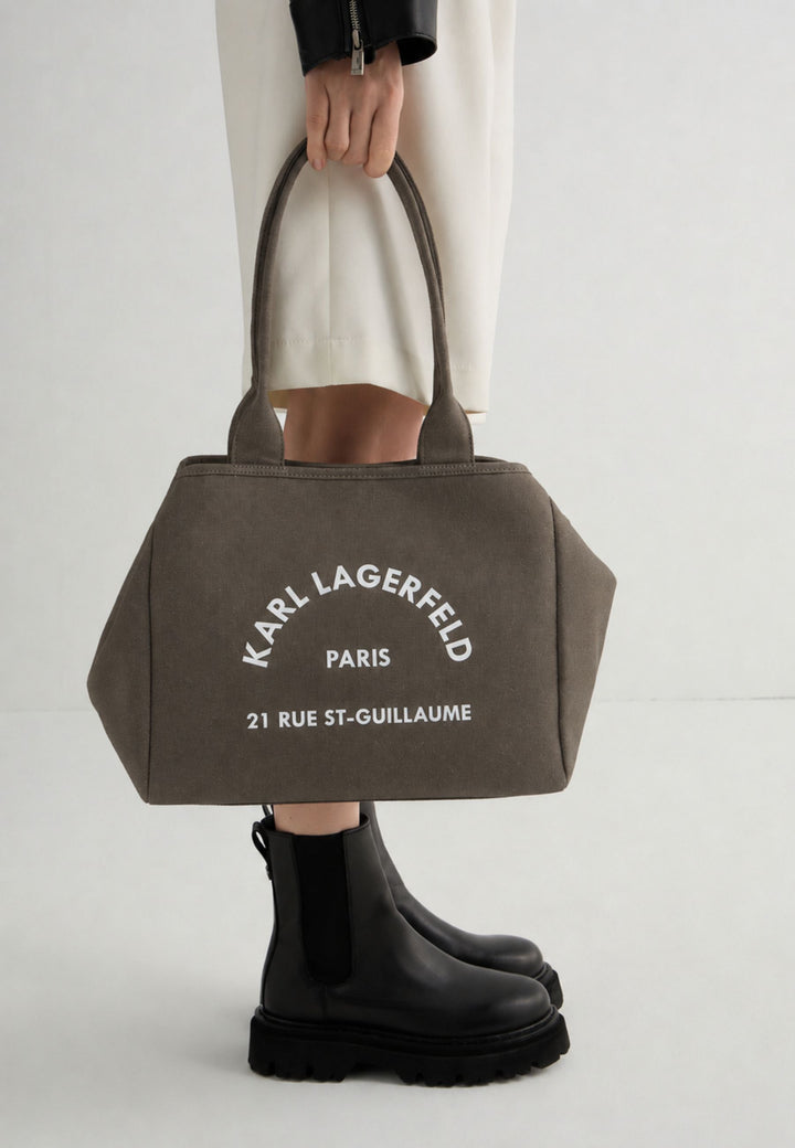 Karl Lagerfeld Konvertibel tygkasse Taupe