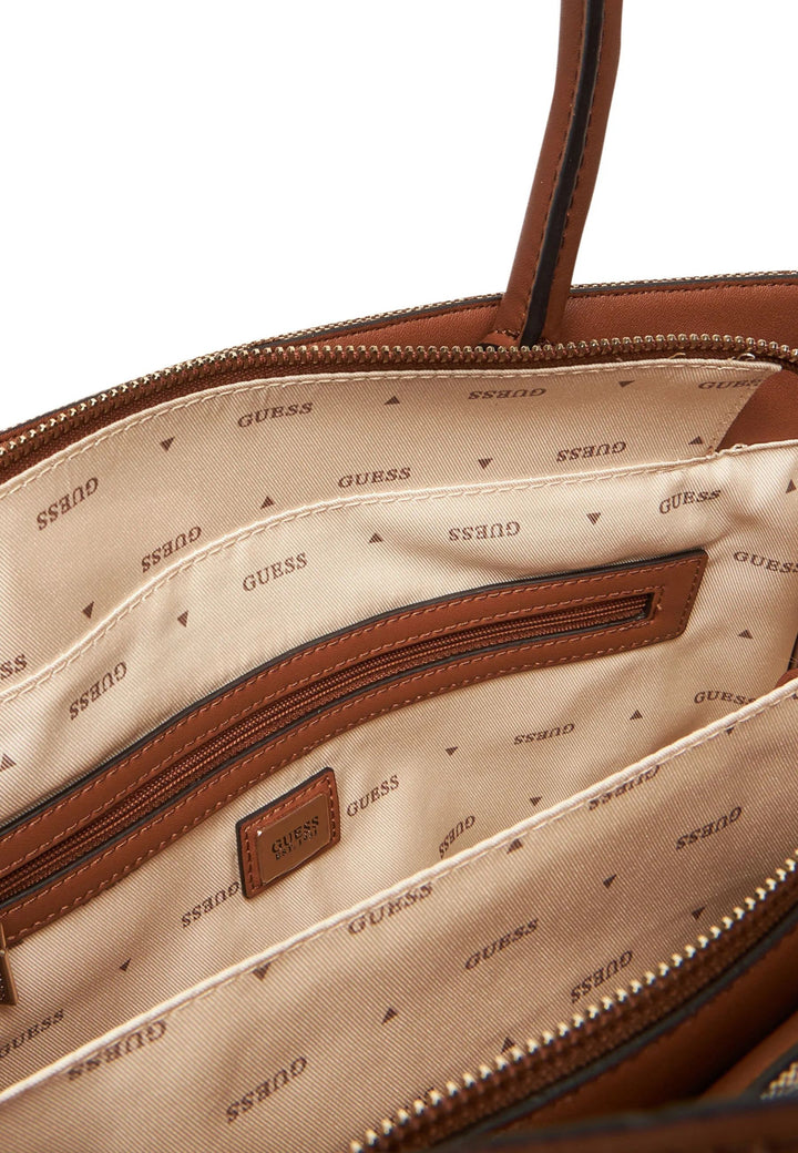 Guess Sacs à main Neda Hobo Shoulder B Latte Logo