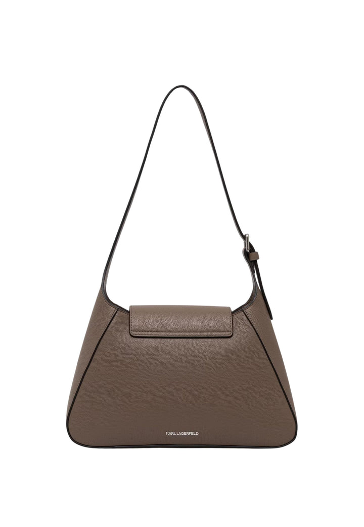 Karl Lagerfeld Kabelka přes rameno Metal Zippé Taupe