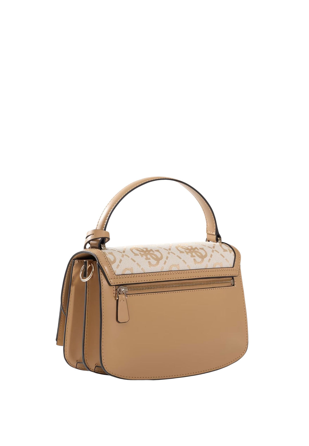 Guess Borsa con patta Audrey Monogramme Beige Logo