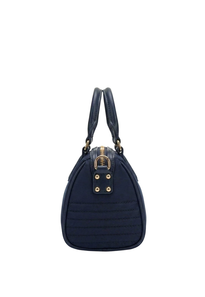 Lancaster Borsa a cilindro con zip S Basic Ana Blu Scuro