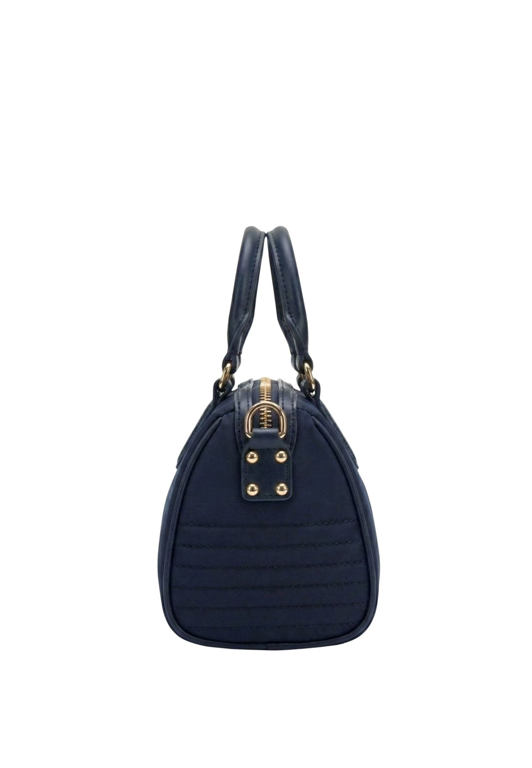 Lancaster Borsa a cilindro con zip S Basic Ana Blu Scuro