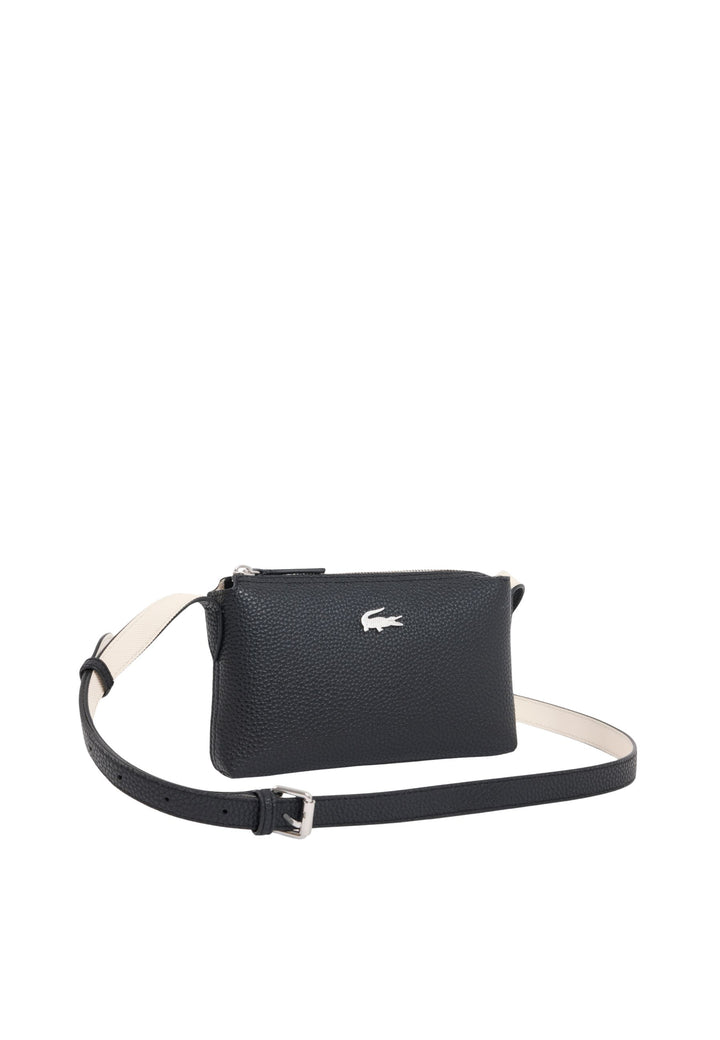 Lacoste Mini sac à bandoulière Femme Anna Noir Farine