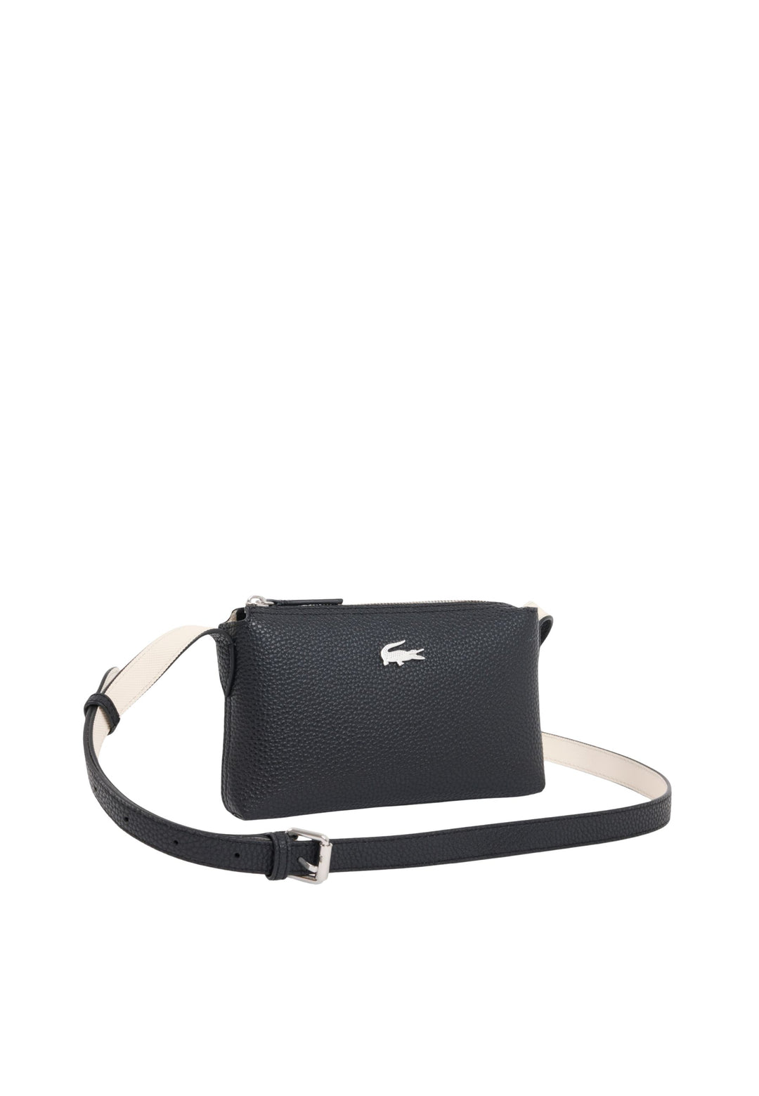 Lacoste Mini sac à bandoulière Femme Anna Noir Farine