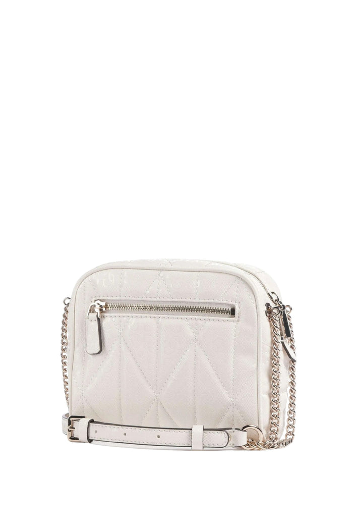 Guess Crossbody Bag Betula Satchel Off White