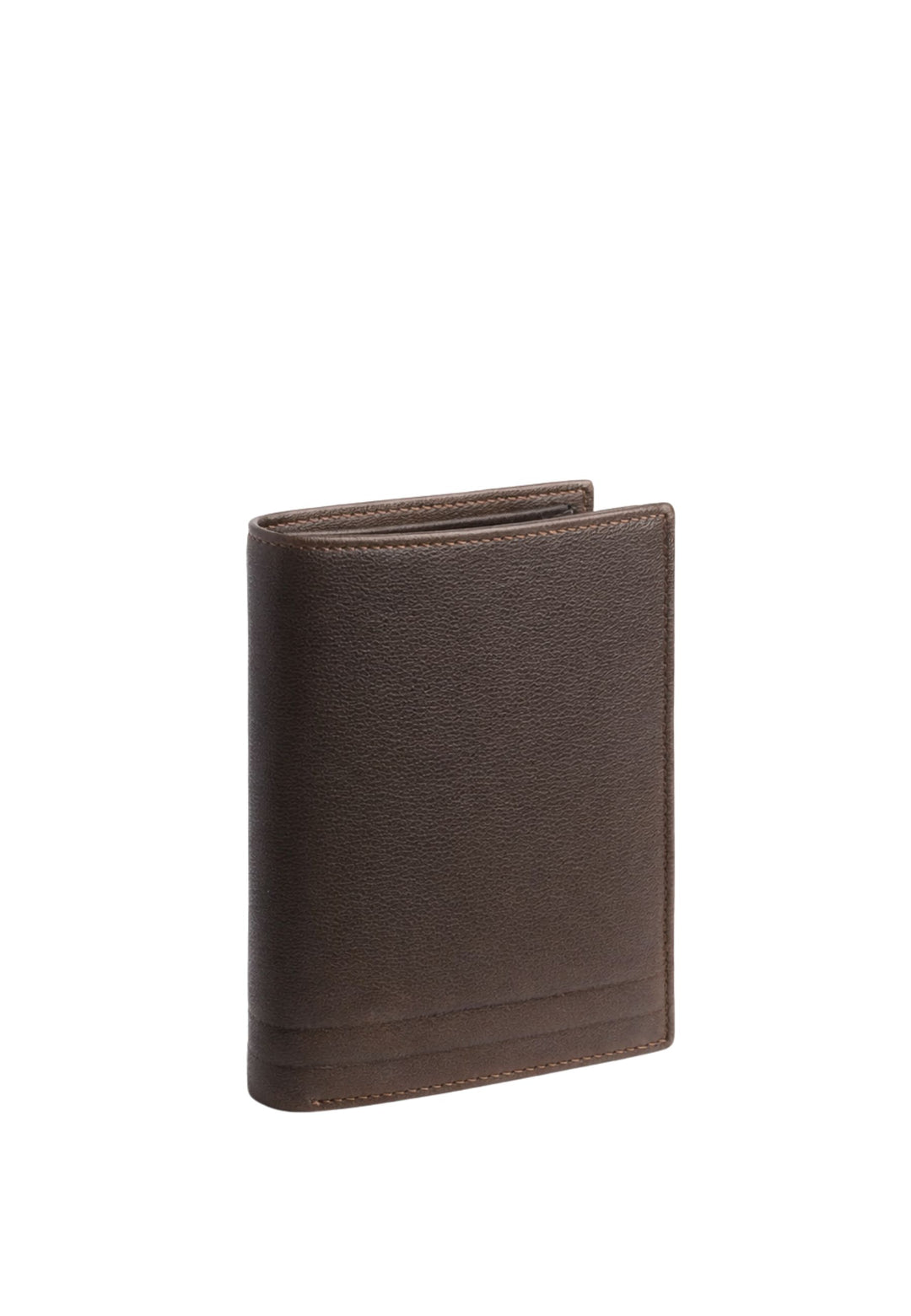 Portemonnee leer David William Deco anti-diefstal Bruin