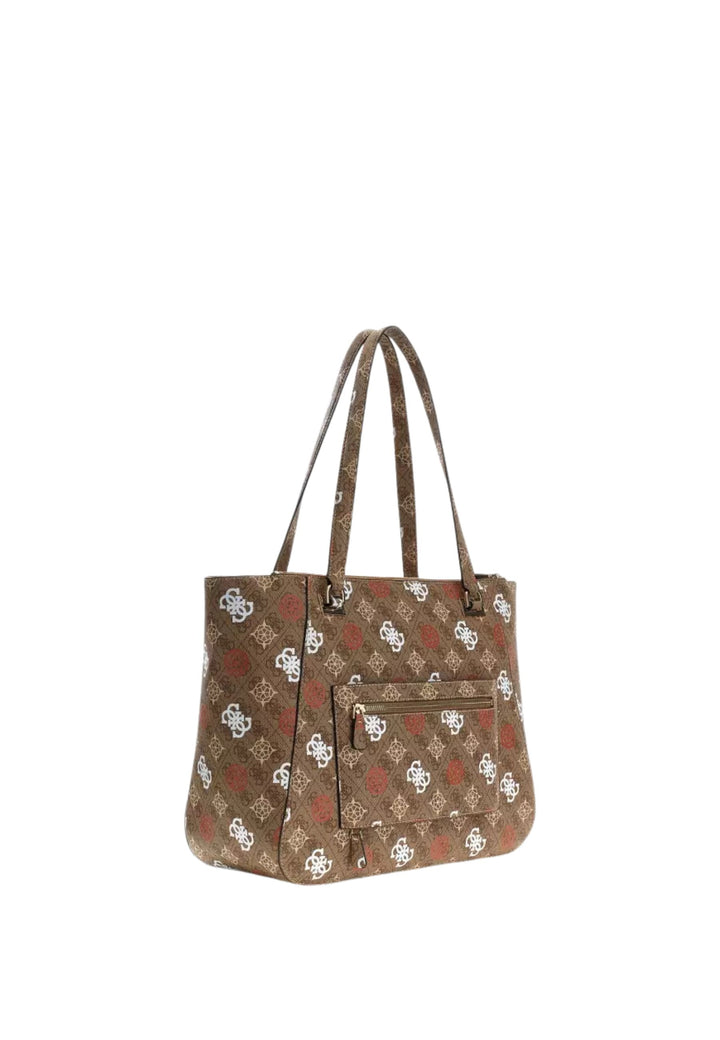 Guess Sac Voyage Eliette Toiletry Tra Latte Logo/Ginger