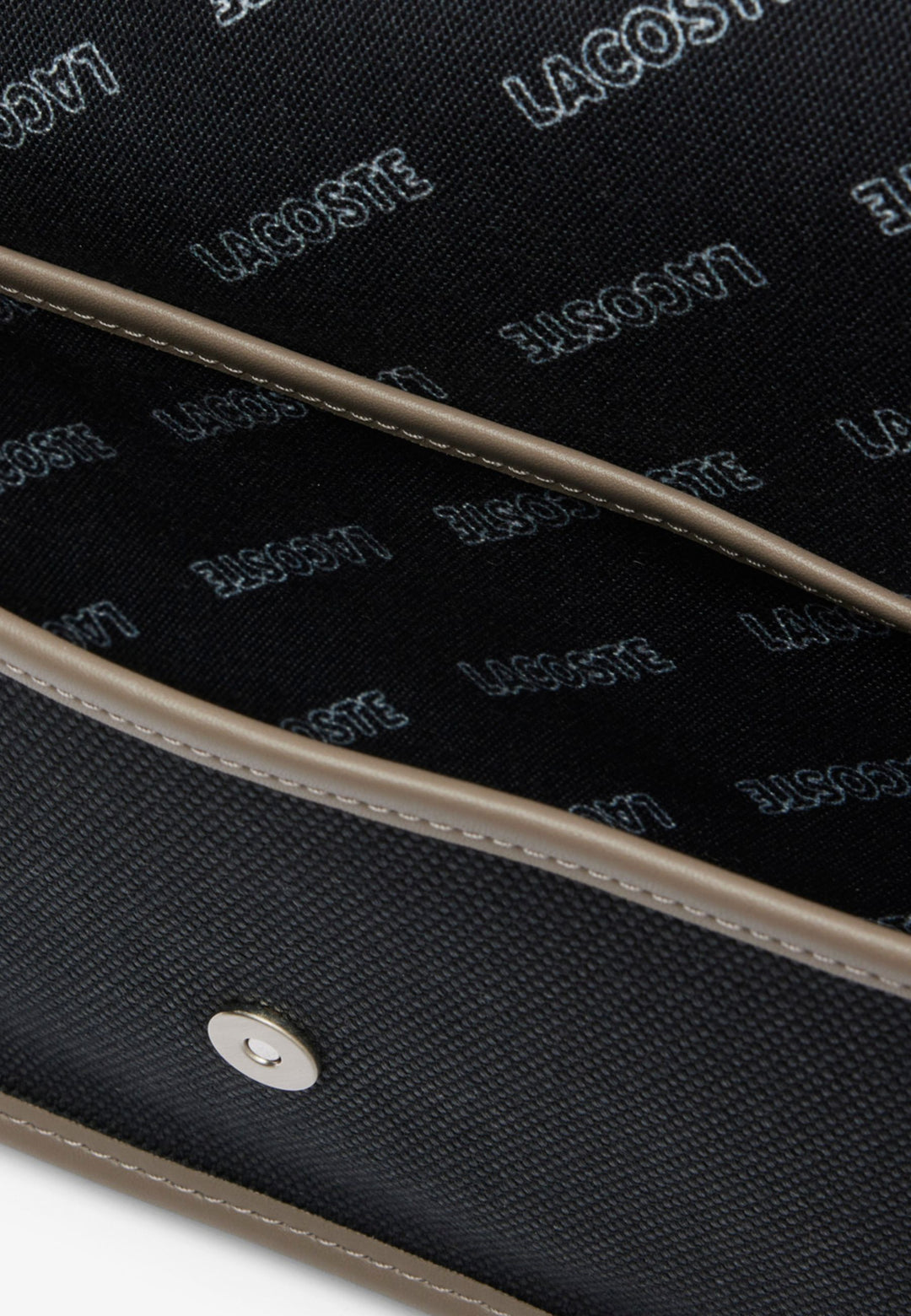 Lacoste Torba čez ramo Heritage Canvas črna