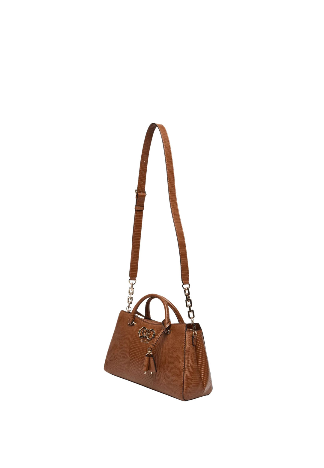 Guess Borsa a tracolla Anadela 3 Comp Satch Cognac