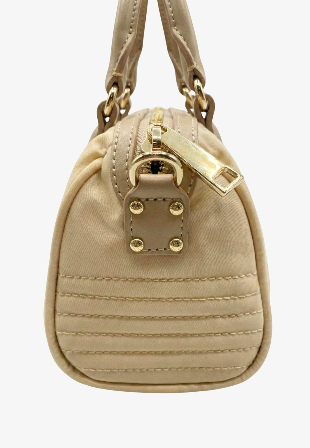 Lancaster Borsa a cilindro con zip S Basic Ana Beige