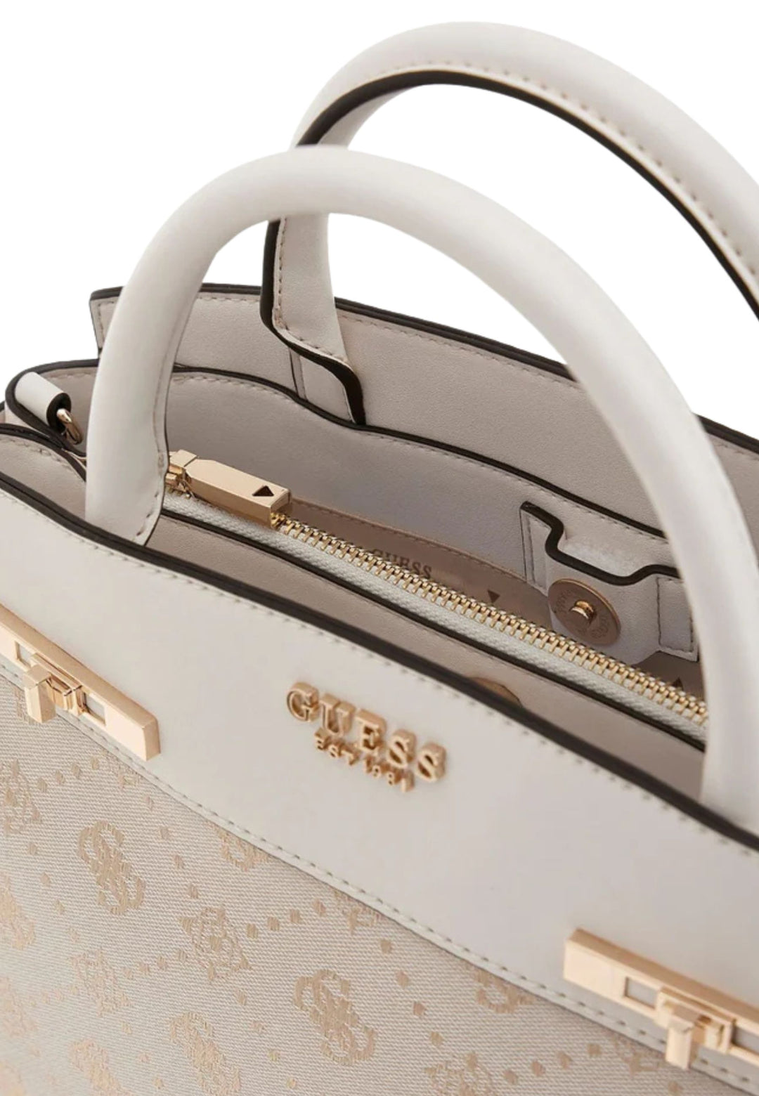 Guess Schëllerbag Melinda Logo Tri Com Off White Logo JP990206