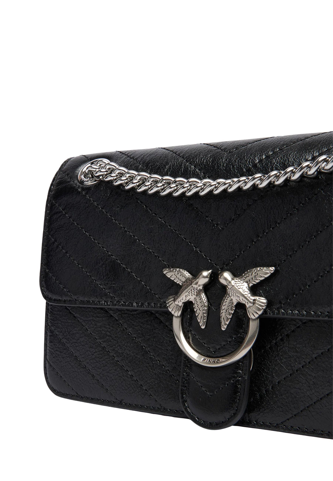 Pinko Kabelka Love One Light Mini Vitello Wr Černá A2JCZ99E